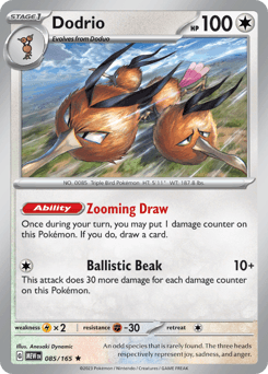 Dodrio 151 card