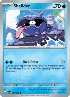 Shellder 151 card