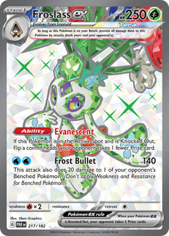 Froslass ex Paradox Rift card