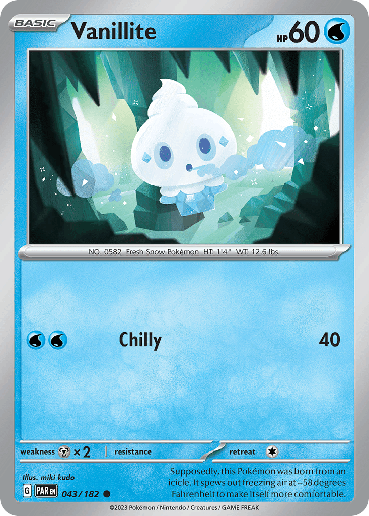 Vanillite Paradox Rift card