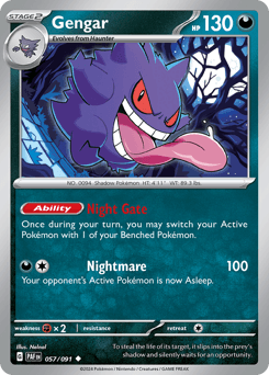 Gengar Paldean Fates card