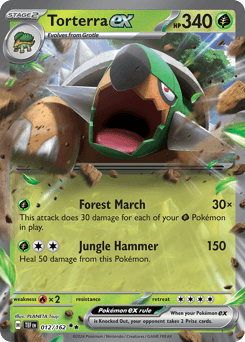 Torterra ex Temporal Forces card