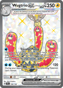 Wugtrio ex Temporal Forces card
