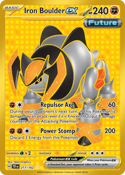 Iron Boulder ex Temporal Forces card