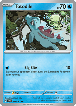 Totodile Temporal Forces card