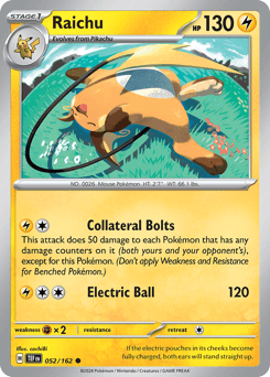 Raichu Temporal Forces card