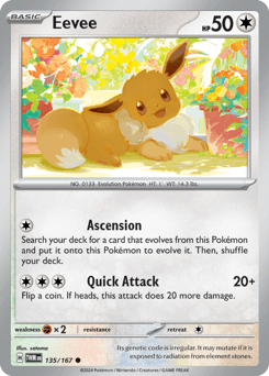 Eevee Twilight Masquerade card
