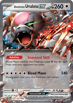 Bloodmoon Ursaluna ex Twilight Masquerade card