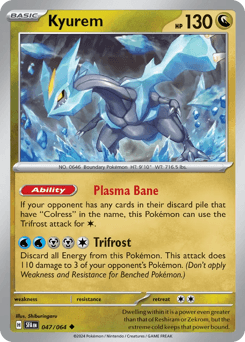 Kyurem Shrouded Fable card