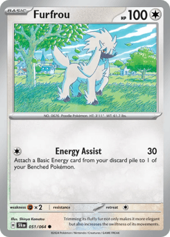 Furfrou Shrouded Fable card
