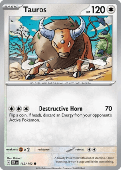 Tauros Stellar Crown card