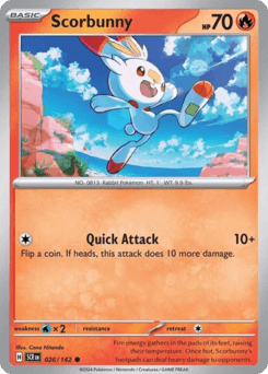 Scorbunny Stellar Crown card