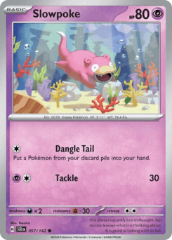 Slowpoke Stellar Crown card
