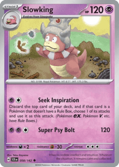 Slowking Stellar Crown card