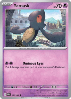 Yamask Stellar Crown card