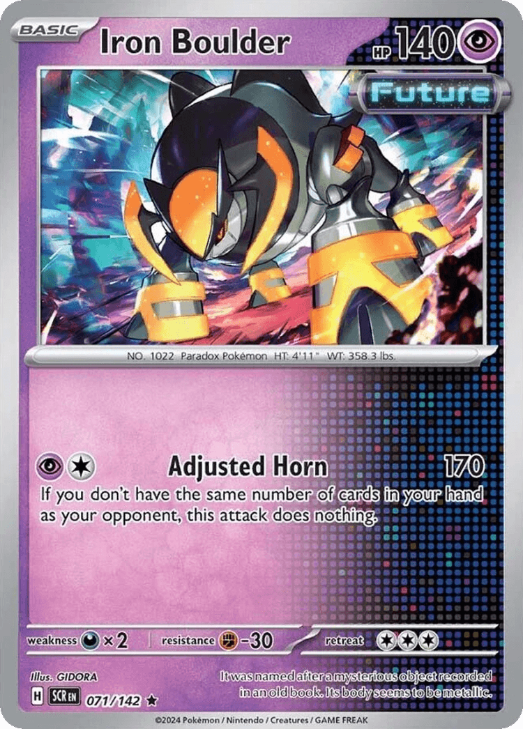 Iron Boulder Stellar Crown card
