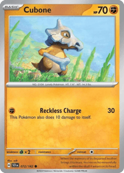 Cubone Stellar Crown card
