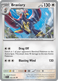Braviary Surging Sparks card