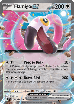 Flamigo ex Surging Sparks card