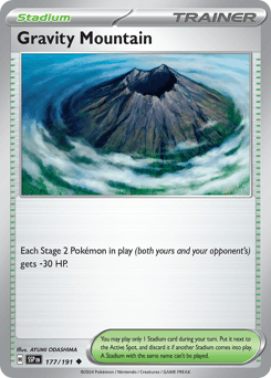 Gravity Mountain Surging Sparks card