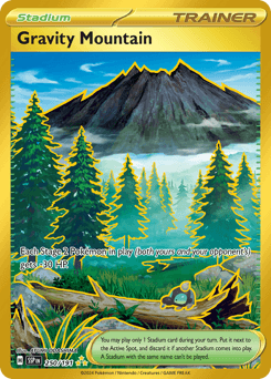 Gravity Mountain Surging Sparks card