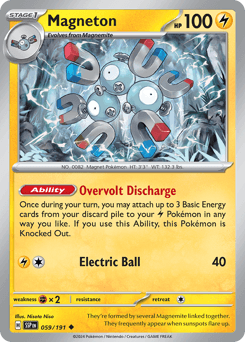 Magneton Surging Sparks card