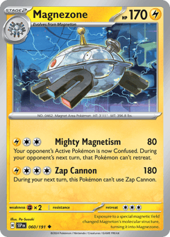 Magnezone Surging Sparks card