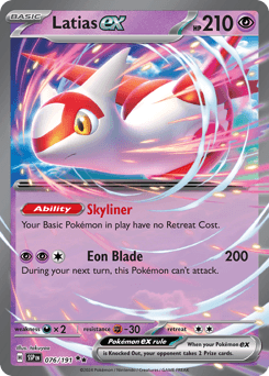 Latias ex Surging Sparks card