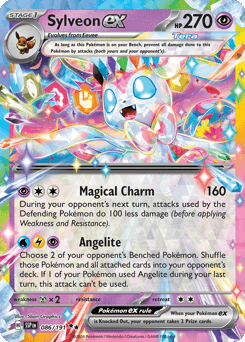 Sylveon ex Surging Sparks card