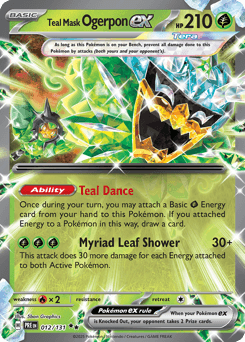 Teal Mask Ogerpon ex Prismatic Evolutions card