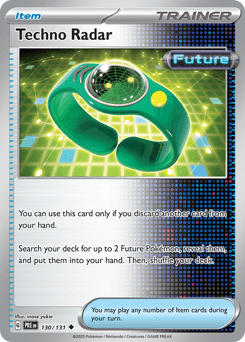 Techno Radar Prismatic Evolutions card