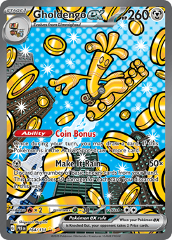 Gholdengo ex Prismatic Evolutions card