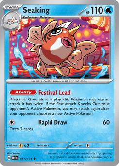 Seaking Prismatic Evolutions card