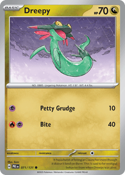Dreepy Prismatic Evolutions card