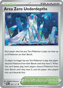 Area Zero Underdepths Prismatic Evolutions card