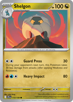 Shelgon Journey Together card