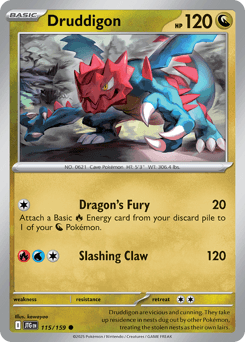 Druddigon Journey Together card