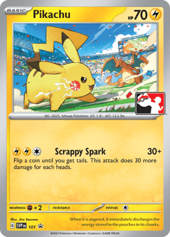 Pikachu Scarlet & Violet Black Star Promos card