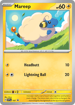 Mareep Scarlet & Violet Black Star Promos card