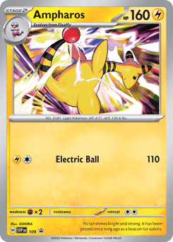 Ampharos Scarlet & Violet Black Star Promos card