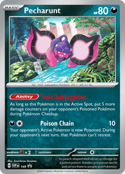 Pecharunt Scarlet & Violet Black Star Promos card
