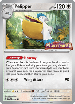 Pelipper Scarlet & Violet Black Star Promos card
