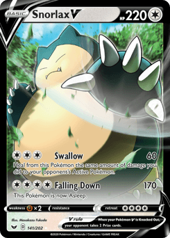 Snorlax V Sword & Shield card