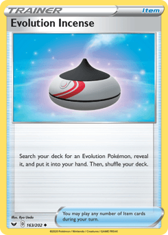 Evolution Incense Sword & Shield card