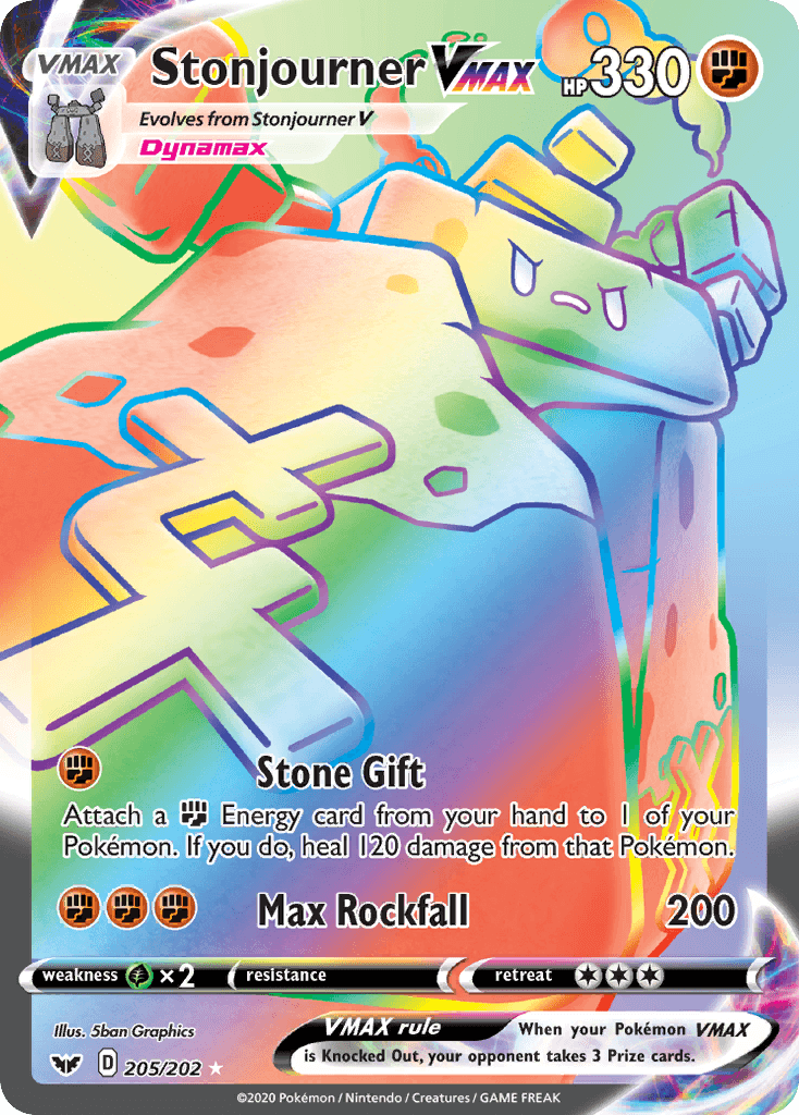 Stonjourner VMAX Sword & Shield card
