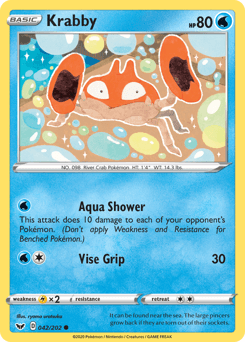 Krabby Sword & Shield card