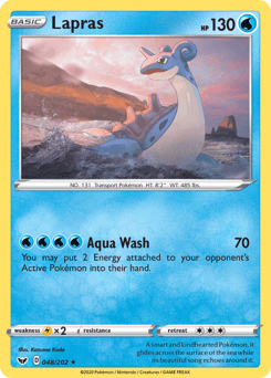 Lapras Sword & Shield card