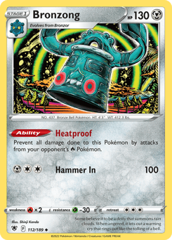 Bronzong Astral Radiance card