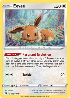 Eevee Astral Radiance card