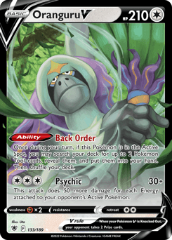 Oranguru V Astral Radiance card